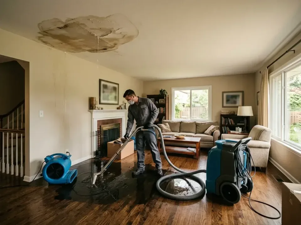 attic-pipe-burst-ceiling-drip-008 — frequently asked questions, Water Damage Restoration & Carpet Care in West Richland, WA